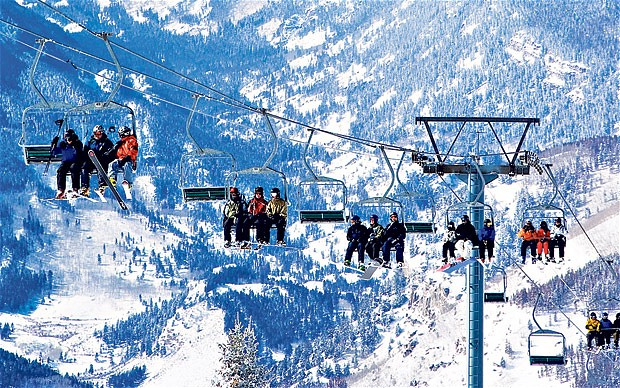 Full chairs at Vail. PC: Colorado Real Estate 